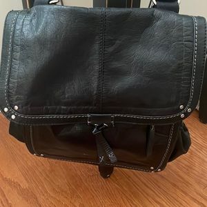The Sak convertible backpack purse in black.